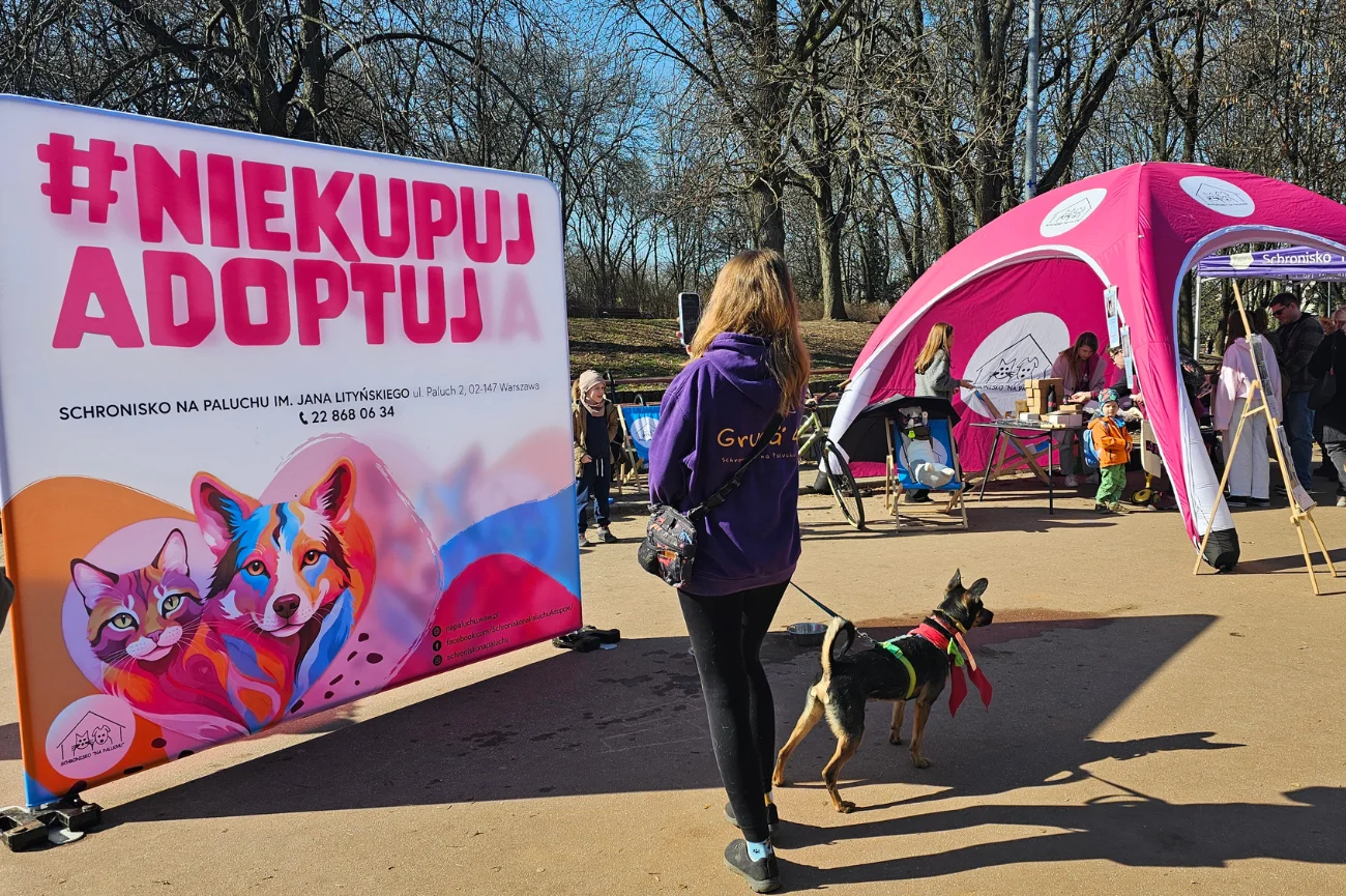 Akcja Adoptuj Warszawiaka Akcja Adoptuj Warszawiaka w Parku Szczęśliwickim w Warszawie
