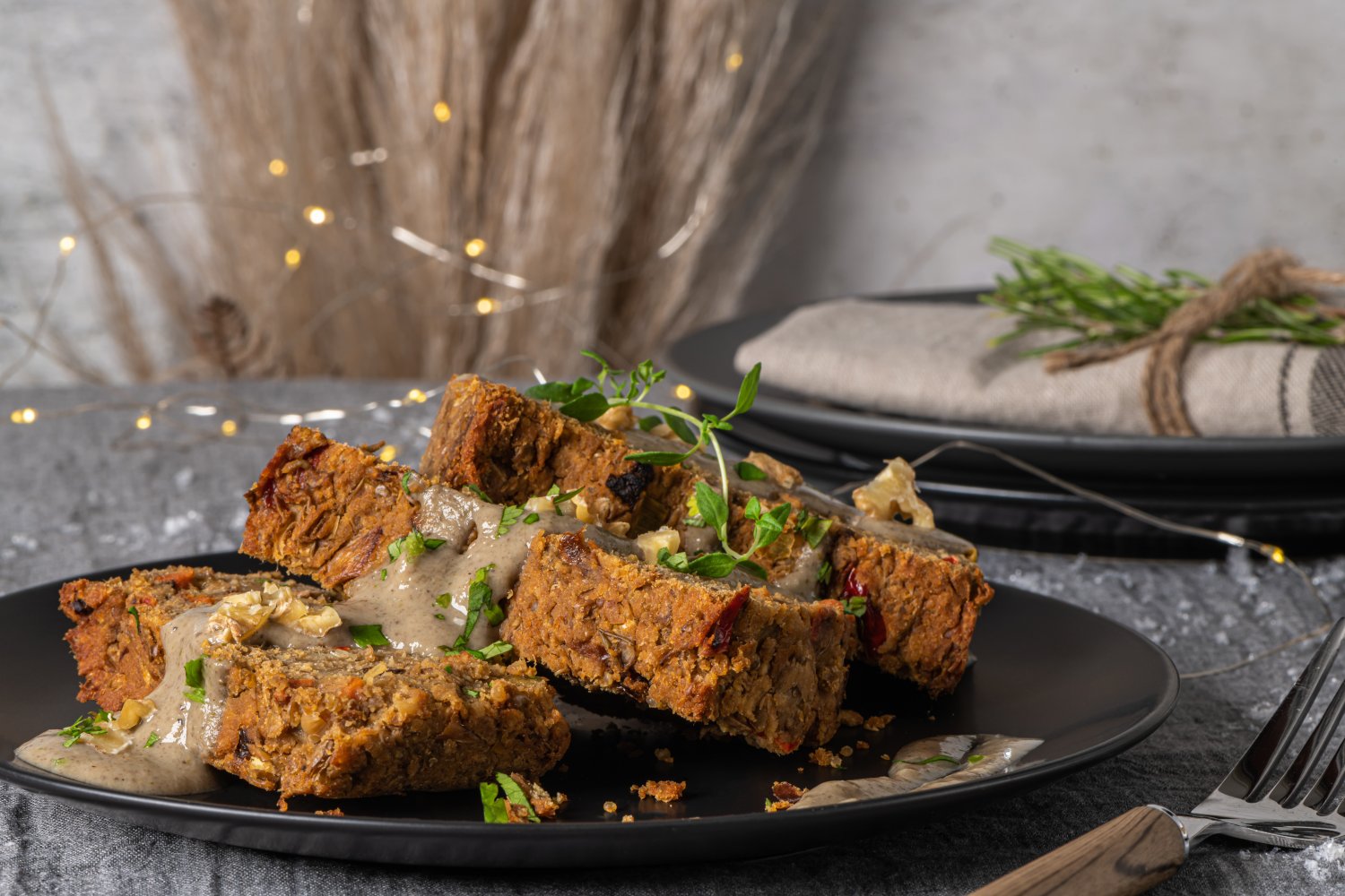 Świąteczny pasztet z soczewicy