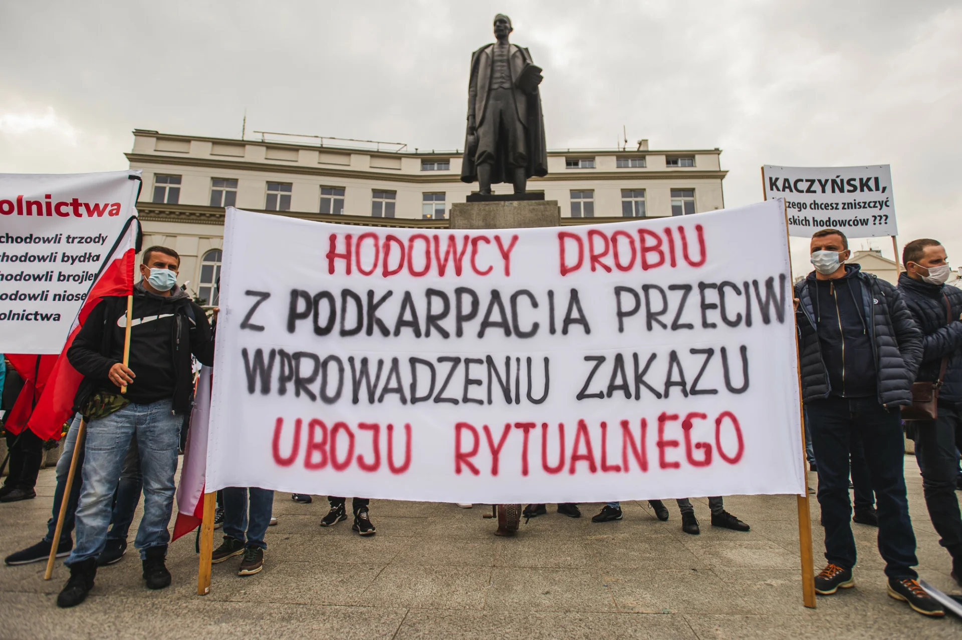 Protest przeciwko "Piątce dla zwierząt"