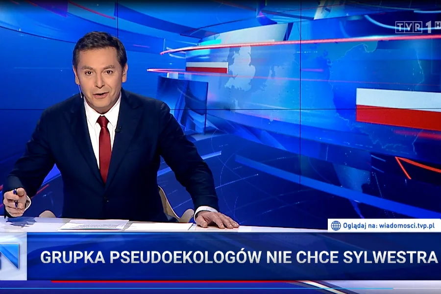 Materiał o "Sylwestrze marzeń" w TVP był pokazem topornej propagandy "Wiadomości"