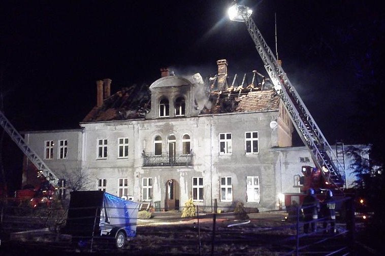 Pałacyk, który spłonął. Zdjęcie za zgodą Fundacji.